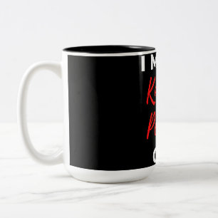 Caneca De Café Em Dois Tons Eu Faço Pessoas De Knotty Chorar