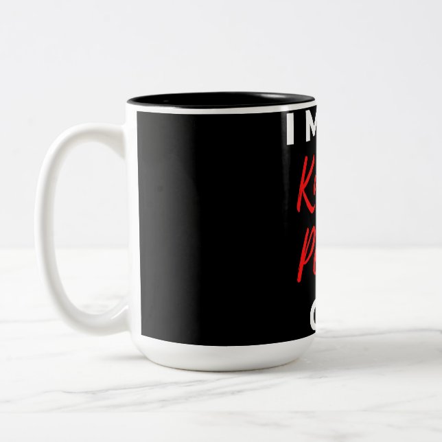 Caneca De Café Em Dois Tons Eu Faço Pessoas Emaranhadas Chorar (Esquerda)