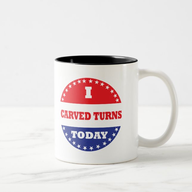 Caneca De Café Em Dois Tons Eu Gravei Turnos Hoje (Direita)