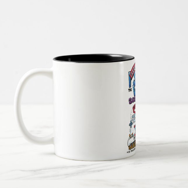 Caneca De Café Em Dois Tons Eu mal sobrevivi ao inverno de 2022-23 (Esquerda)