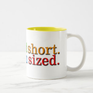 Caneca De Café Em Dois Tons Eu não sou curto