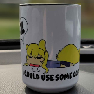 Caneca De Café Em Dois Tons Eu Podia Usar Algum Café