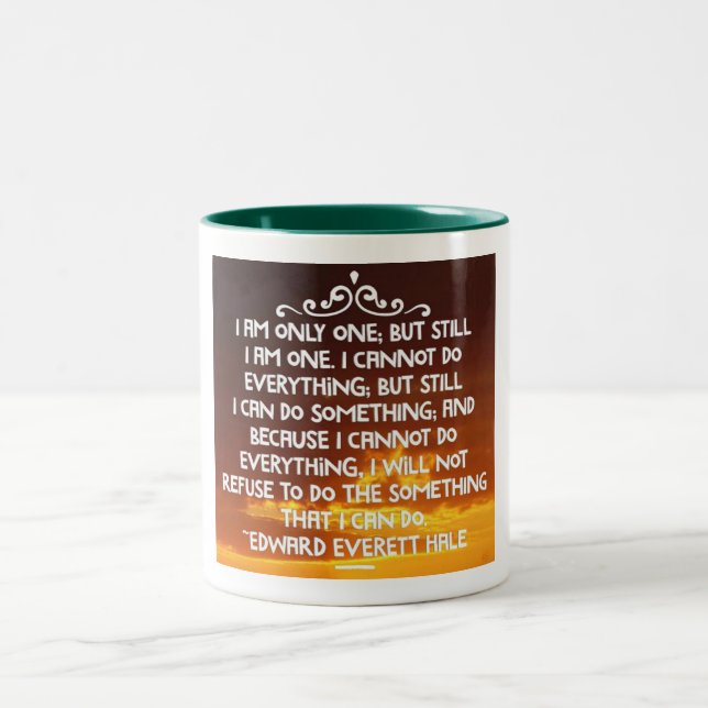 Caneca De Café Em Dois Tons Eu Posso Fazer Algo (Centro)