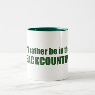 Caneca De Café Em Dois Tons Eu Preferencialmente Estar No Sertão