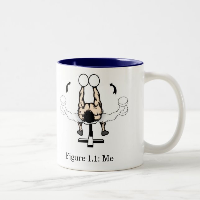 Caneca De Café Em Dois Tons Eu preferencialmente estaria fazendo a caixa vôo (Direita)