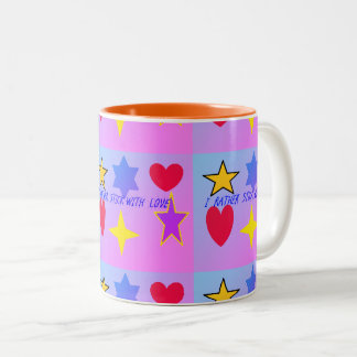 Caneca De Café Em Dois Tons Eu Preferencialmente Pau com Mug de Amor