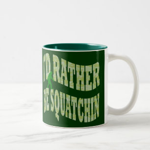 Caneca De Café Em Dois Tons Eu preferencialmente ser um camo verde esquadrão