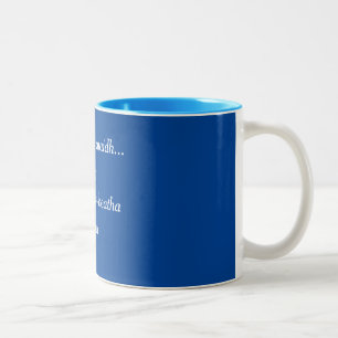 Caneca De Café Em Dois Tons Eu quero...caneca de café