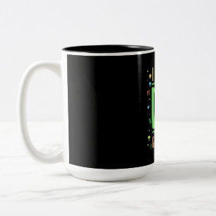 Caneca De Café Em Dois Tons Eu Realmente Canto Jardinagem