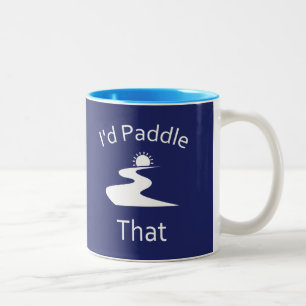 Caneca De Café Em Dois Tons Eu Remaria Aquilo