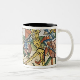 Caneca De Café Em Dois Tons Eu Samuel 28 1-2 os Philistines guerreio contra