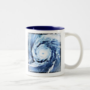 Caneca De Café Em Dois Tons Eu sobrevivi ao furacão Florença