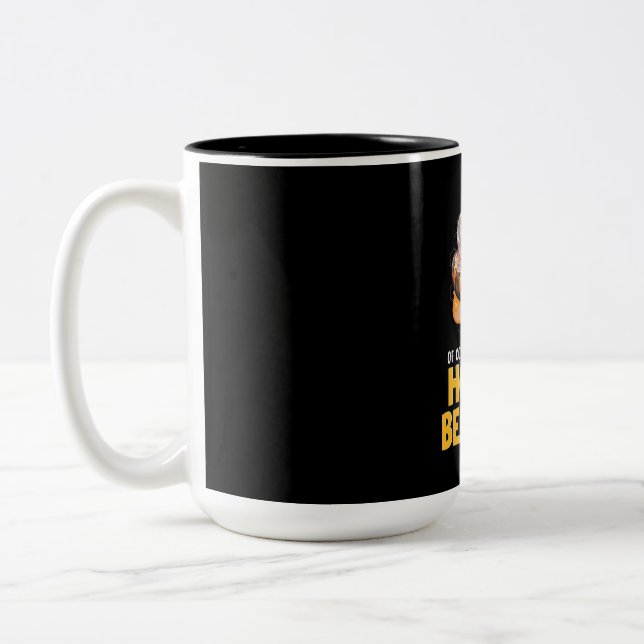 Caneca De Café Em Dois Tons Eu Sou Doce Como Avejeira (Esquerda)