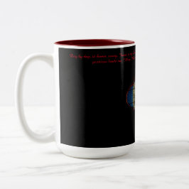 Caneca De Café Em Dois Tons "Eu sou o cordeiro pequeno" #2 de Jesus