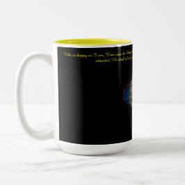Caneca De Café Em Dois Tons "Eu sou o cordeiro pequeno" #3 de Jesus