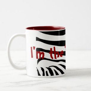 Caneca De Café Em Dois Tons Eu sou o Wild One (vermelho) Mug