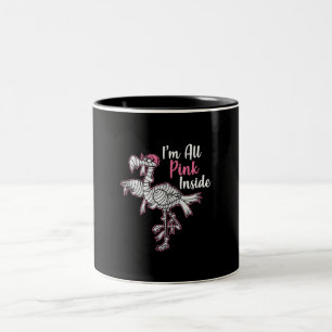 Caneca De Café Em Dois Tons Eu sou todo Dentro Dia de as Bruxas engraçado cor