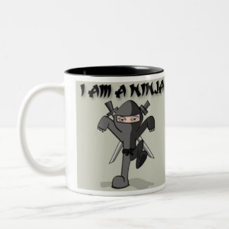 CANECA DE CAFÉ EM DOIS TONS EU SOU UM NINJA