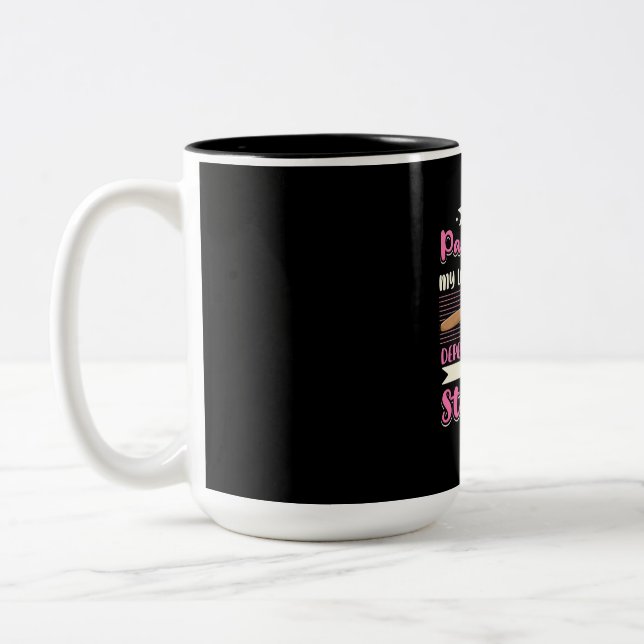 Caneca De Café Em Dois Tons Eu Sou um Paralegal (Esquerda)
