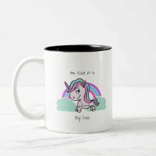 Caneca De Café Em Dois Tons Eu sou um tipo de Unicórnio do Grande Negócio
