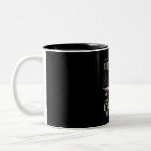 Caneca De Café Em Dois Tons Eu Sou Um Veterano Como Meu Pai Antes De Mim Camis