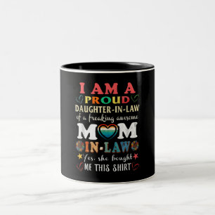 Caneca De Café Em Dois Tons Eu Sou Uma Filha Orgulhosa Na Lei De Estranho