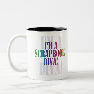 Caneca De Café Em Dois Tons Eu sou uma união do unioneight da diva do álbum 