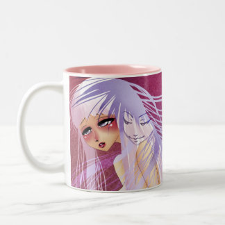 Caneca De Café Em Dois Tons Eu te amo
