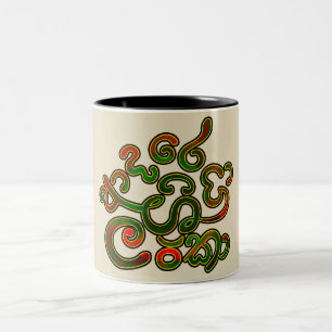 Caneca De Café Em Dois Tons Eu te amo, Sri Lanka