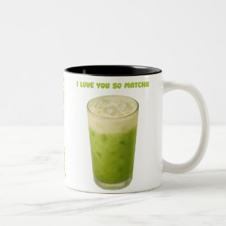 CANECA DE CAFÉ EM DOIS TONS EU TE AMO TÃO CORPO, MATCHA GREEN TEA AMOR