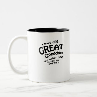 Caneca De Café Em Dois Tons Eu tenho um neto excelente