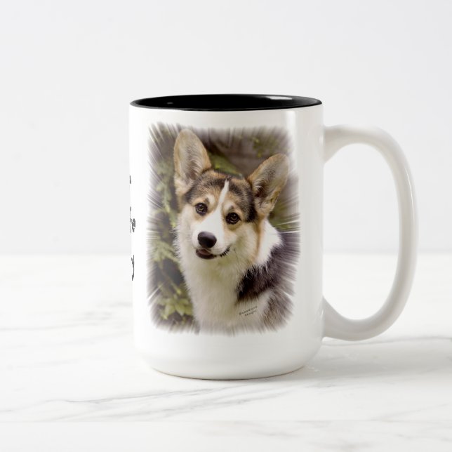 CANECA DE CAFÉ EM DOIS TONS EU VIVO A VIDA DE RILEY (Direita)