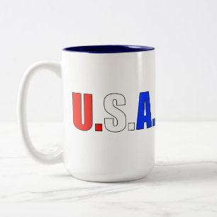 CANECA DE CAFÉ EM DOIS TONS EUA