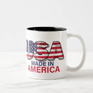 CANECA DE CAFÉ EM DOIS TONS EUA