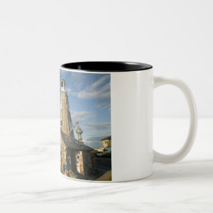 Caneca De Café Em Dois Tons EUA, ALASKA, KENAI PENINSULA, HOMER: Spit Homer