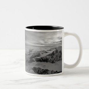 Caneca De Café Em Dois Tons EUA, Alaska, Parque Nacional Denali, Vista aérea 