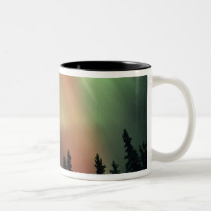 Caneca De Café Em Dois Tons EUA, área de Fairbanks, Alaska Central, Aurora 3