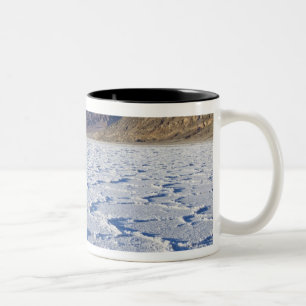 Caneca De Café Em Dois Tons EUA, CA, Death Valley NP, Sal Formations at