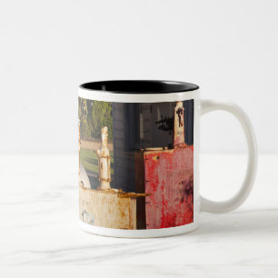Caneca De Café Em Dois Tons EUA, Mississippi, Jackson. Mississippi