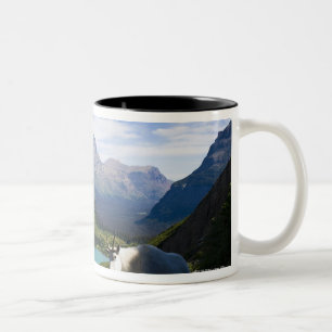 Caneca De Café Em Dois Tons EUA, Montana, parque nacional de geleira, montanha