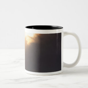 Caneca De Café Em Dois Tons EUA, Oregon, perto do Parque Estadual Oswald West,