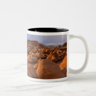 Caneca De Café Em Dois Tons EUA;Utah. Vista do Parque Estadual do Vale do Gobl
