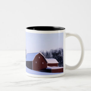 Caneca De Café Em Dois Tons EUA, Virgínia, Shenandoah Valley, celeiro