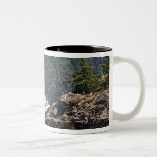 Caneca De Café Em Dois Tons EUA, WA.Washington State Ferries