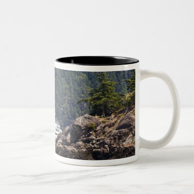 Caneca De Café Em Dois Tons EUA, WA.Washington State Ferries (Direita)