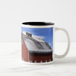 Caneca De Café Em Dois Tons EUA, Washington, Ellensburg, Celeiro
