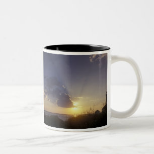 Caneca De Café Em Dois Tons EUA, Washington, perto de Port Townsend. Ponto