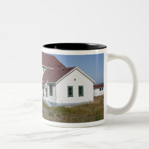 Caneca De Café Em Dois Tons EUA, Washington, Port Townsend, Point Wilson