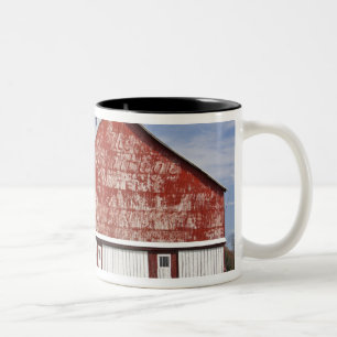 Caneca De Café Em Dois Tons EUA, West Virginia, Arbovale. Monongahela