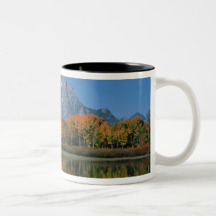 Caneca De Café Em Dois Tons EUA, Wyoming, Parque Nacional Grand Tetons em 4